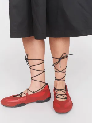 Red Slimbo Ballet Sneakers