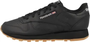 Reebok Cl Leather Women's Foam-Cover Sockliner Slim Toe Trainers (Black, US 7.5)