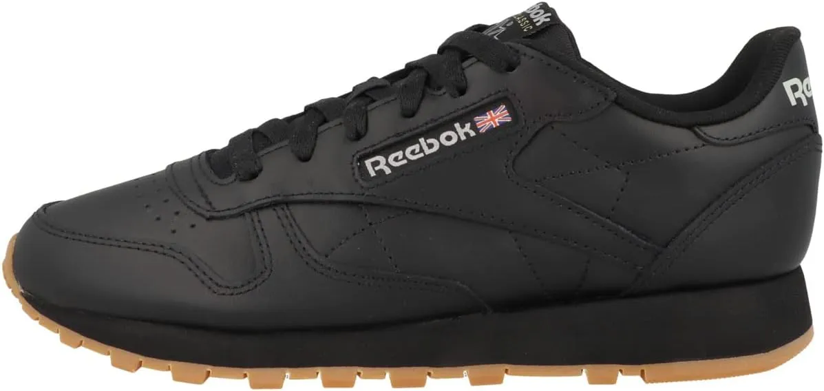 Reebok Cl Leather Women's Foam-Cover Sockliner Slim Toe Trainers (Black, US 7.5)