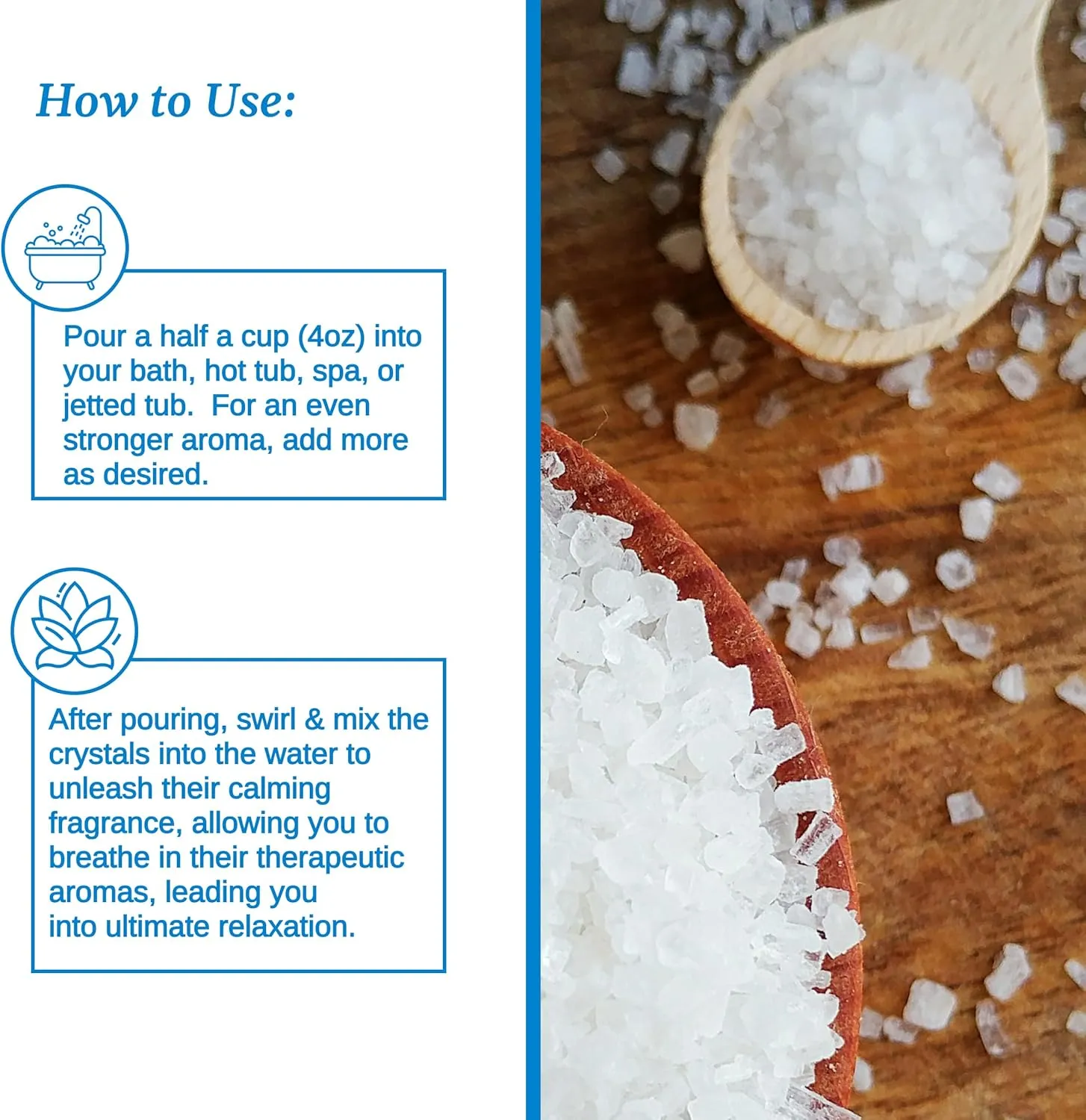 Relax Spa & Bath, Epsom & Dead Sea Salts, Aromatherapy Bath Salts for Hot Tub, Bath, or Spa, Infused with Magnesium, Tropical Rain Scent