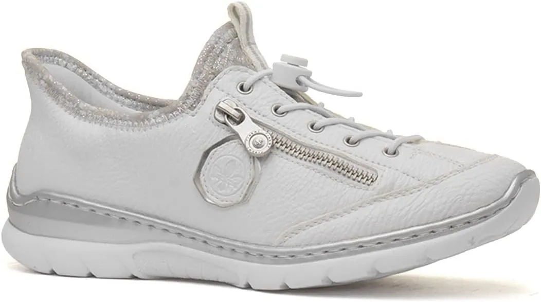 Rieker Antistress Women's White Slip On Shoes