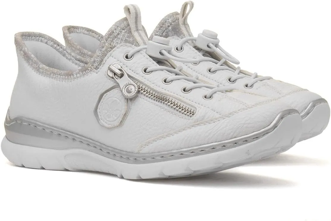 Rieker Antistress Women's White Slip On Shoes