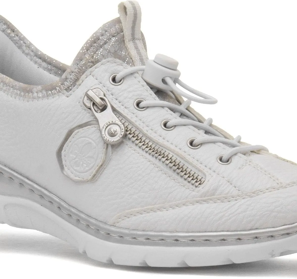 Rieker Antistress Women's White Slip On Shoes