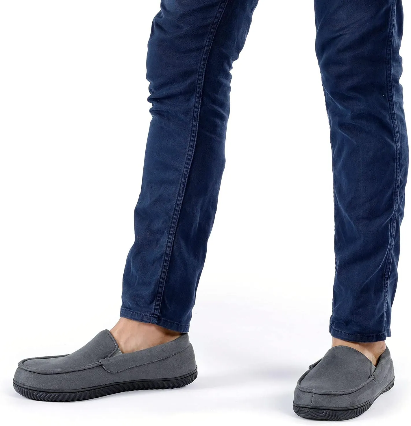 RockDove Men's Alexander Flannel Lined Loafer Slipper