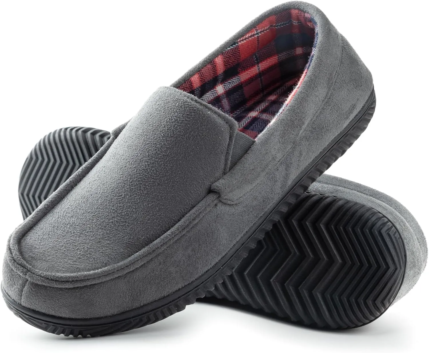 RockDove Men's Alexander Flannel Lined Loafer Slipper