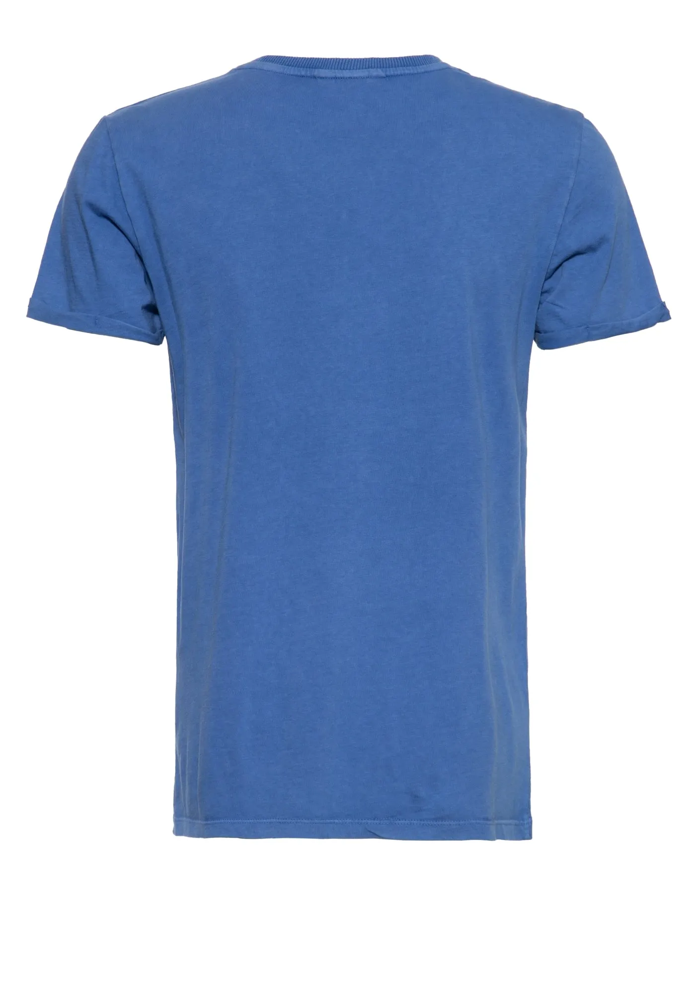 Roll-Up T-Shirt Acid Wash mit Print «Storm Rider»
