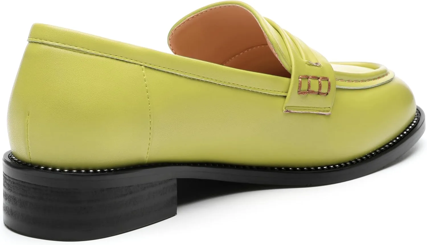 ROSERWISH Loafers for Women Comfort Chunky Low Heel Shoes Casual Slip On Penny Loafers Bussiness Fashion Work Shoes Ladies Dress Shoes