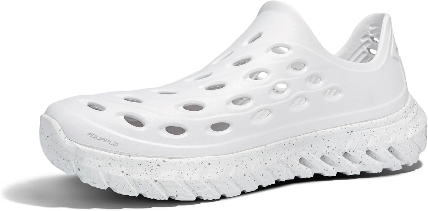 RUGGED SHARK Rift Slip-On Water Shoes – Quick-Dry EVA, AQUAFLO® Drainage, Ventilated, Lightweight, Textured Footbed, Easy On/Off, Perfect for Beach, Pool, and Outdoor Adventures