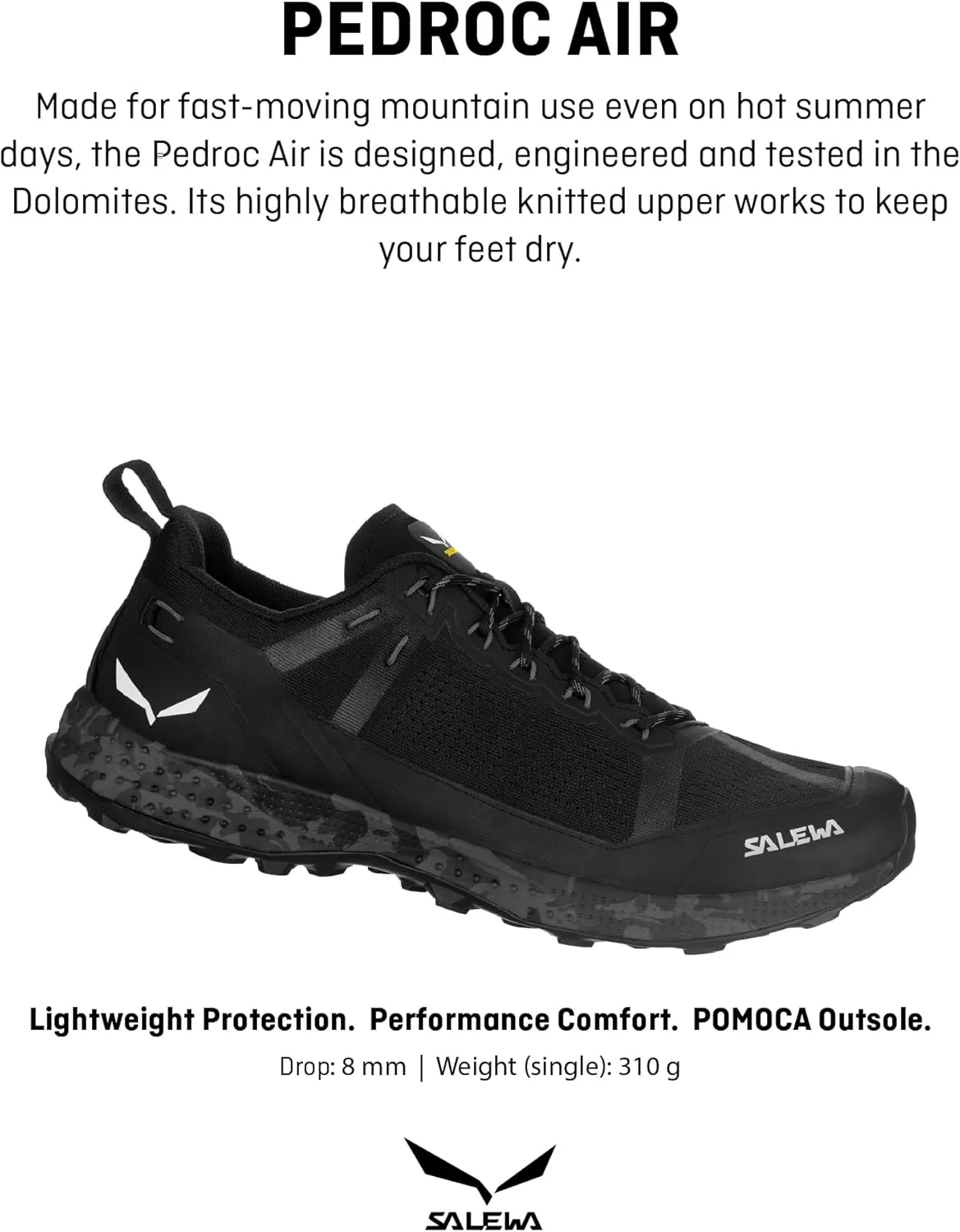 Salewa Men's Pedroc Air Lightweight Breathable Trekking & Hiking Shoe