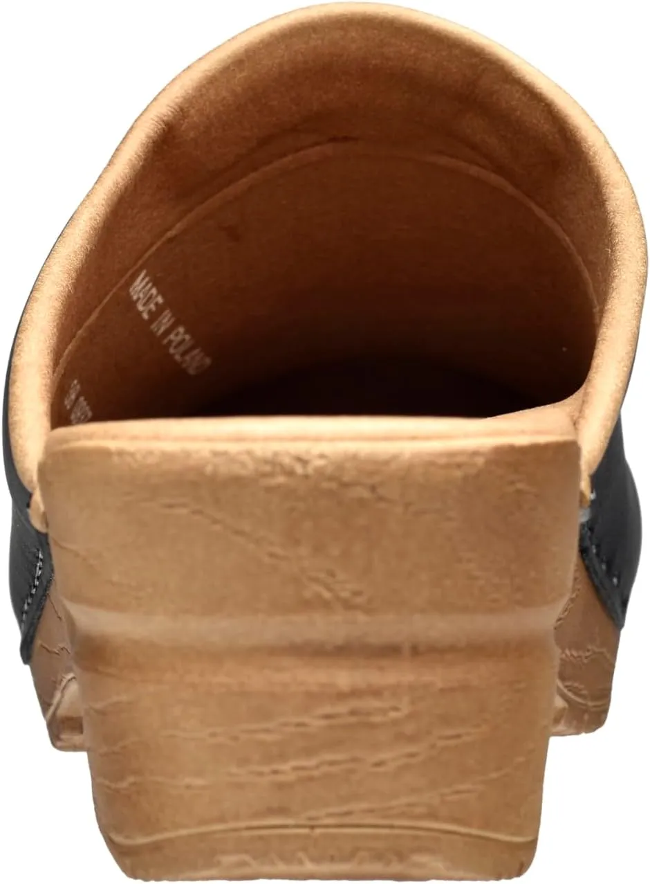 Sanita Segan, Vegan | Open Clogs | Original Artisan Product for Women | Anatomically shaped footbed with Soft Foam