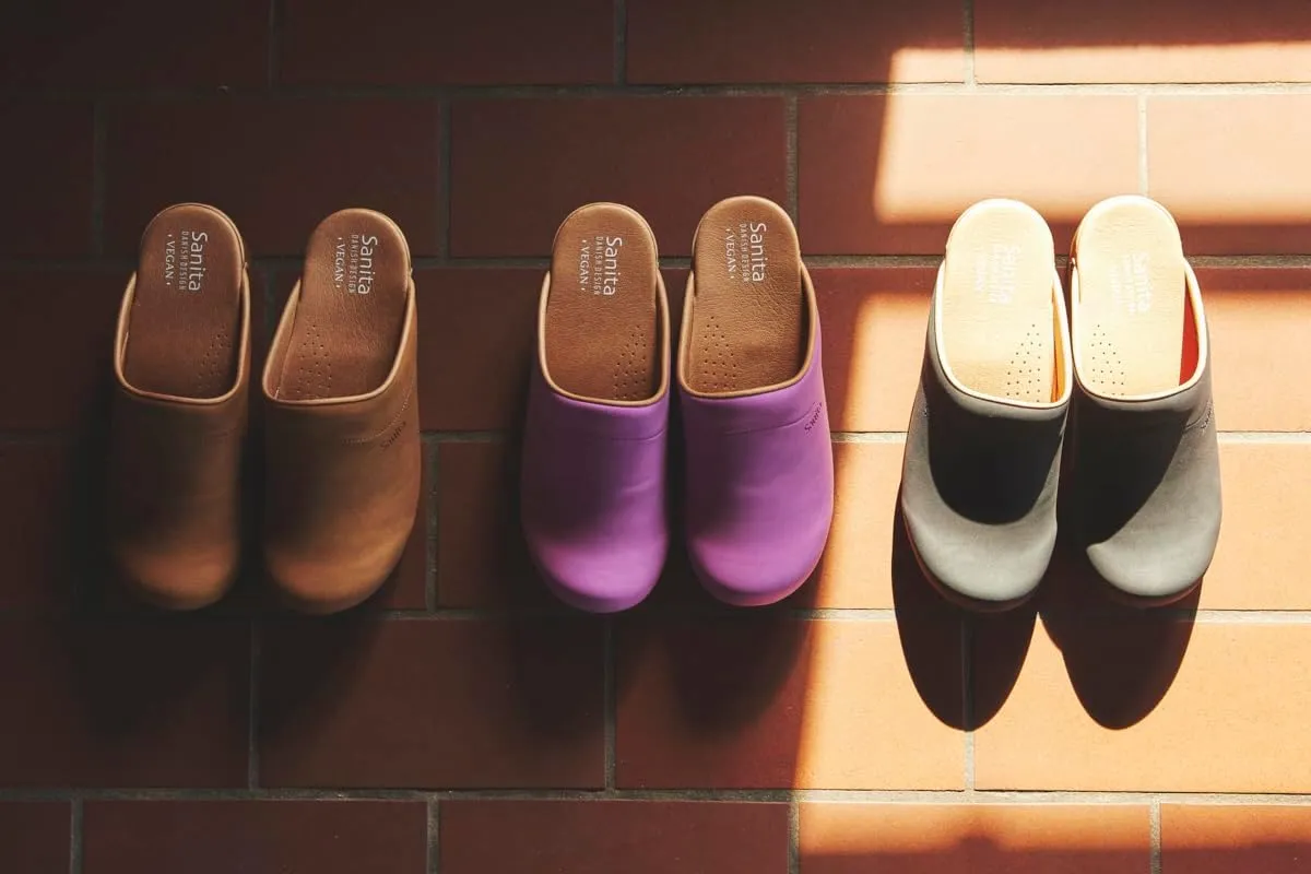 Sanita Segan, Vegan | Open Clogs | Original Artisan Product for Women | Anatomically shaped footbed with Soft Foam