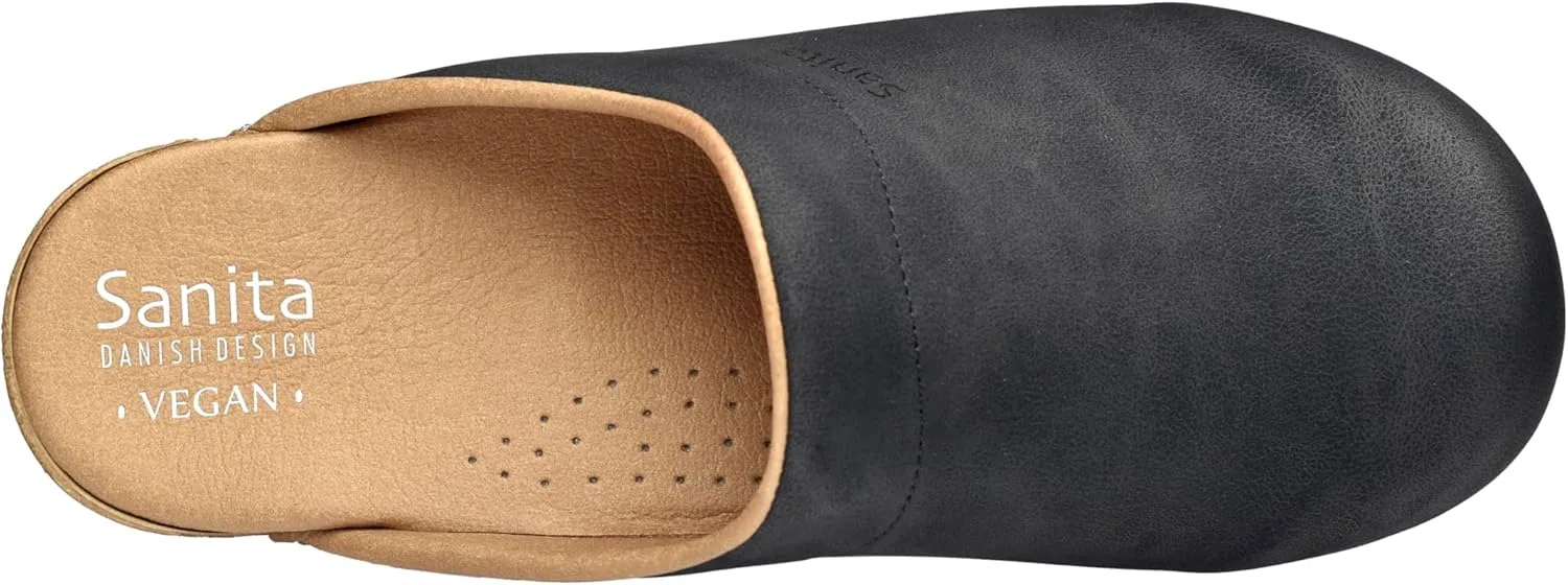 Sanita Segan, Vegan | Open Clogs | Original Artisan Product for Women | Anatomically shaped footbed with Soft Foam