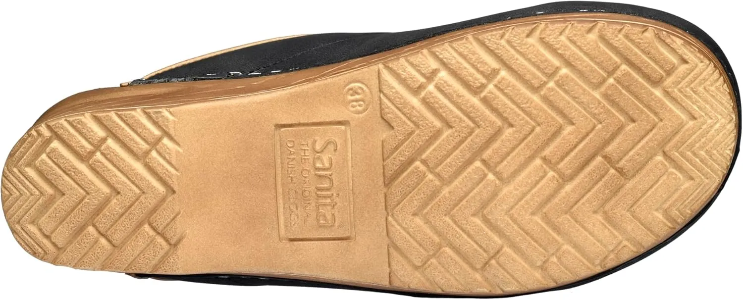 Sanita Segan, Vegan | Open Clogs | Original Artisan Product for Women | Anatomically shaped footbed with Soft Foam