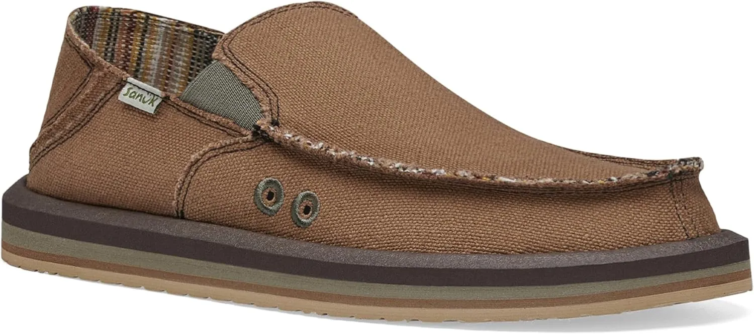Sanuk Men's Vagabond Soft Top Hemp Loafer