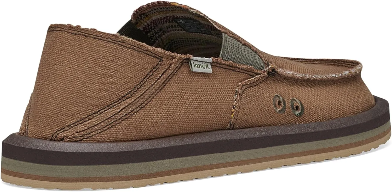 Sanuk Men's Vagabond Soft Top Hemp Loafer