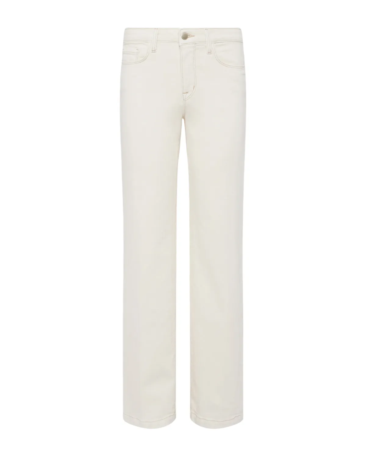 Scottie High Rise Wide Leg Denim (Macadamia)