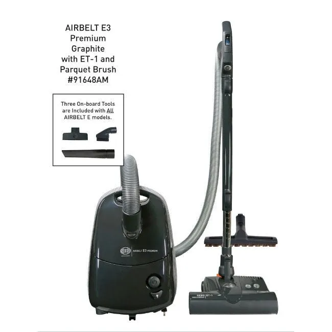 SEBO Airbelt E3 Premium with Dual Control Handle