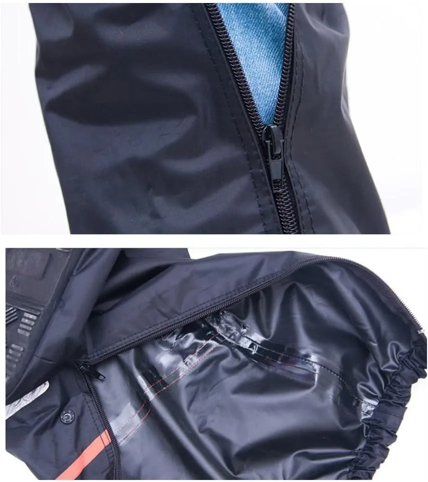 Shoe Covers,Women Men Non-slip Waterproof Zipper Rain Snow Shoes Boots Covers Reusable for Outdoor Camping Fishing Cycling Riding Bike Motorcycle Rain Suit Shoe Cover Protective Gear Travel Overshoes