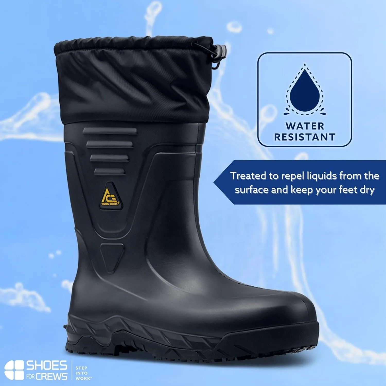 Shoes for Crews Bullfrog Elite, Work Boots Shoes for Men Women, Soft or Composite Toe, Botas De Trabajo, Work Safety Footwear, Slip & Water Resistant