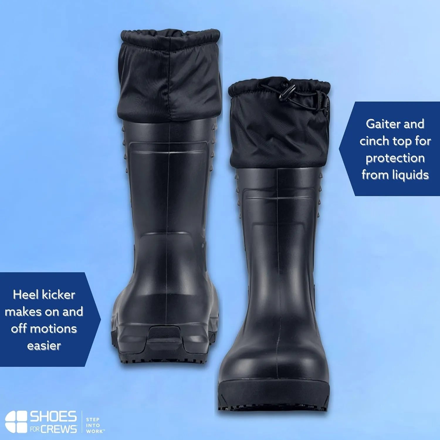 Shoes for Crews Bullfrog Elite, Work Boots Shoes for Men Women, Soft or Composite Toe, Botas De Trabajo, Work Safety Footwear, Slip & Water Resistant