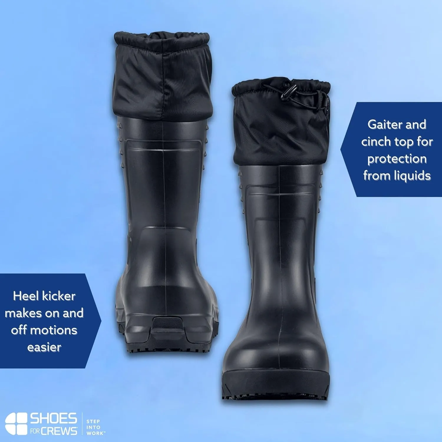 Shoes for Crews Bullfrog Elite, Work Boots Shoes for Men Women, Soft or Composite Toe, Botas De Trabajo, Work Safety Footwear, Slip & Water Resistant