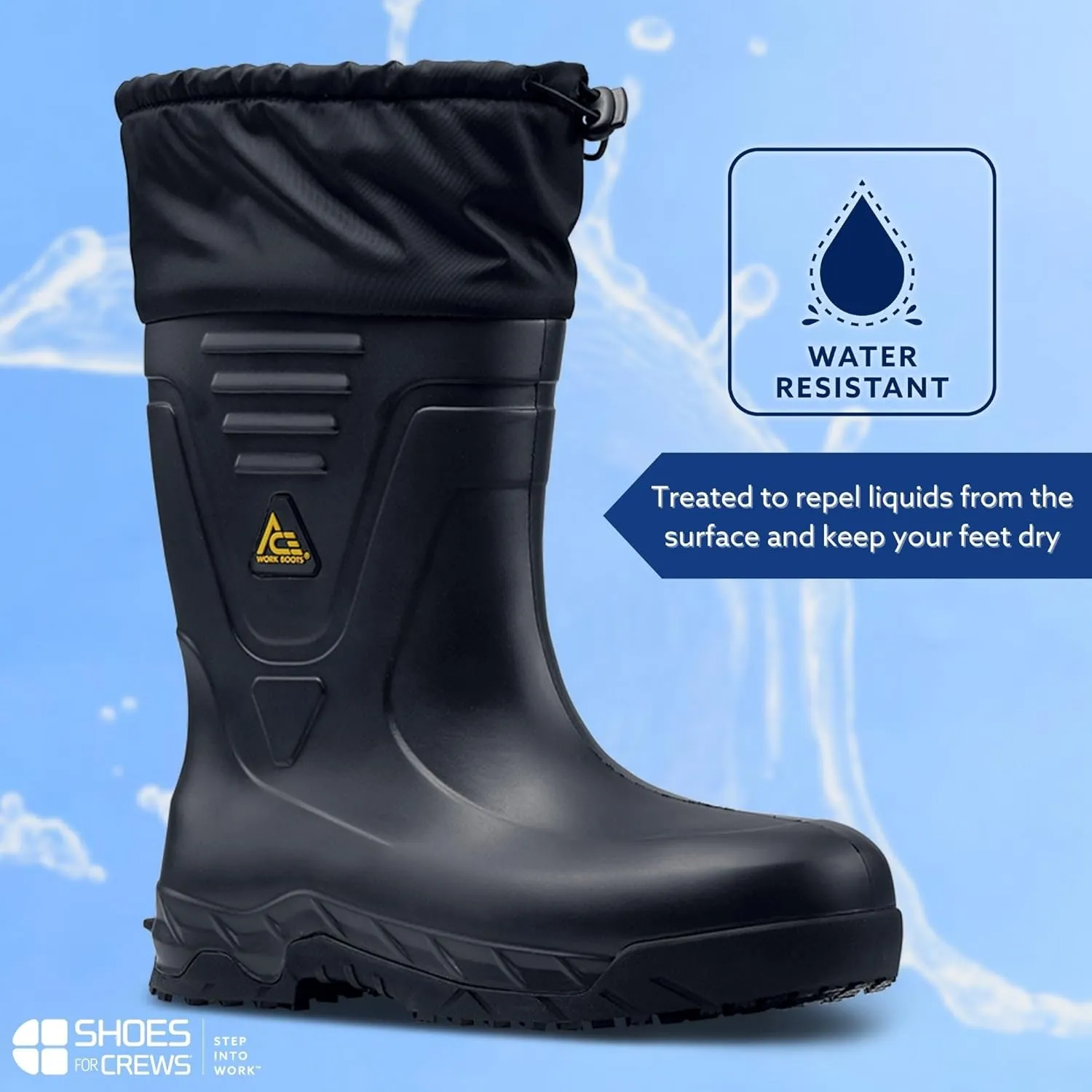Shoes for Crews Bullfrog Elite, Work Boots Shoes for Men Women, Soft or Composite Toe, Botas De Trabajo, Work Safety Footwear, Slip & Water Resistant