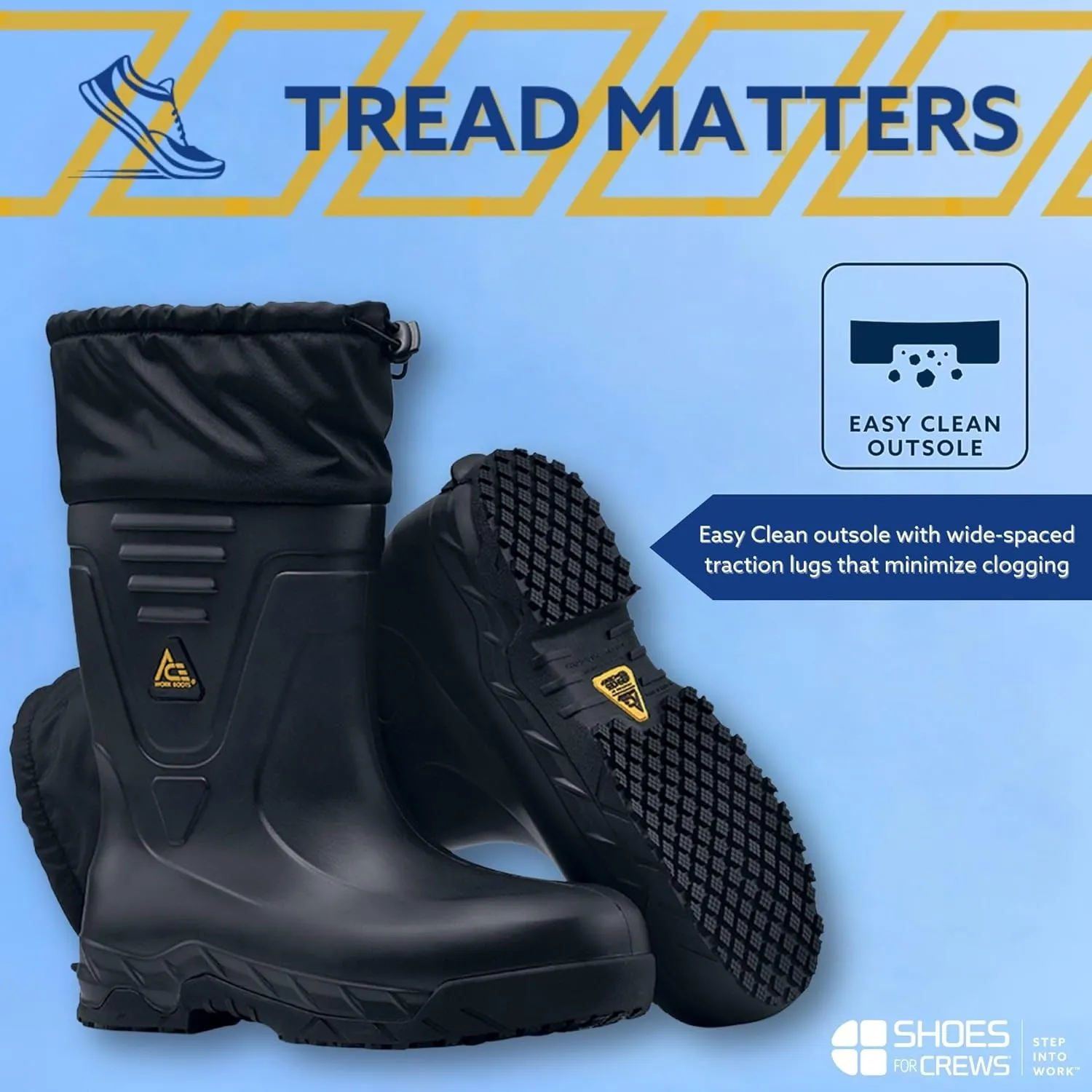 Shoes for Crews Bullfrog Elite, Work Boots Shoes for Men Women, Soft or Composite Toe, Botas De Trabajo, Work Safety Footwear, Slip & Water Resistant