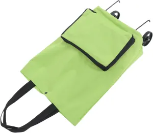 Shopping Trolley Wagons Carts Foldable Tote Bag Shopping Bags Portable Grocery Bag on Wheels Shopping Bag on Wheels Shopping Bag with Wheels Beach Wheels Light Green Oxford Cloth