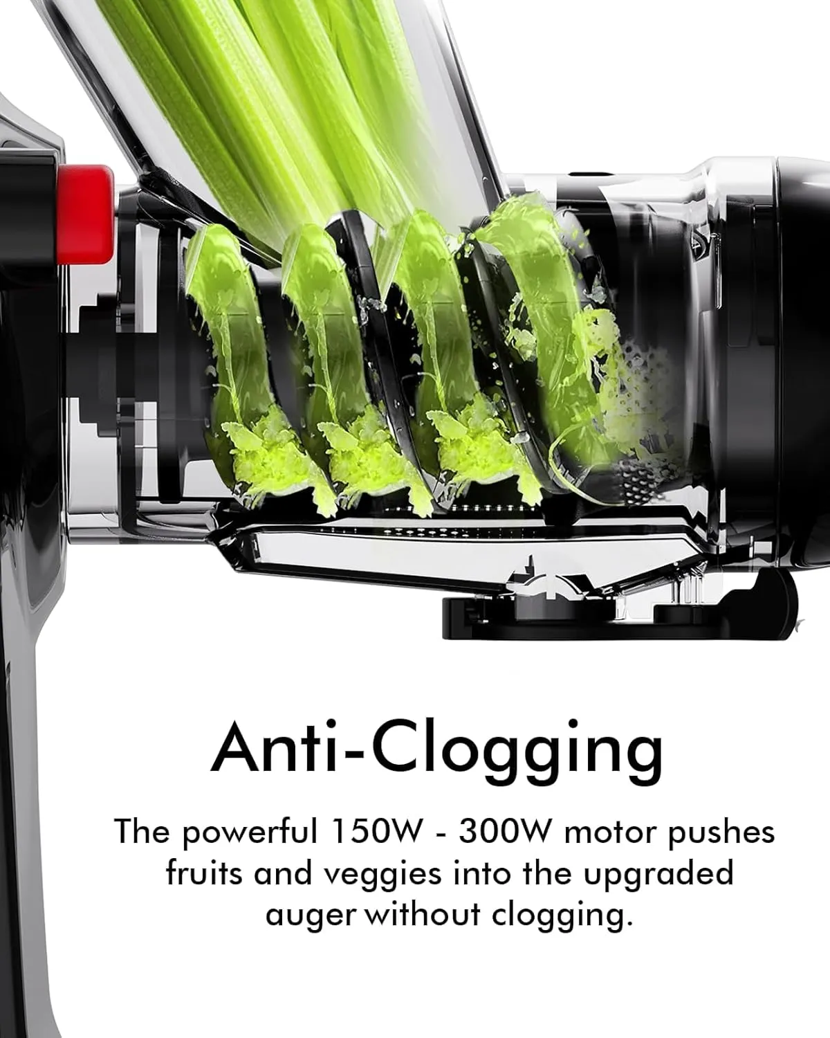 SiFENE Slow Masticating Cold Press Juicer Machines for Fruit Vegetable, Juice Yield Maker Extractor with Dual Mouth, Quiet Motor Anti-Clog System, Easy to Clean, Non-BPA (Gray)