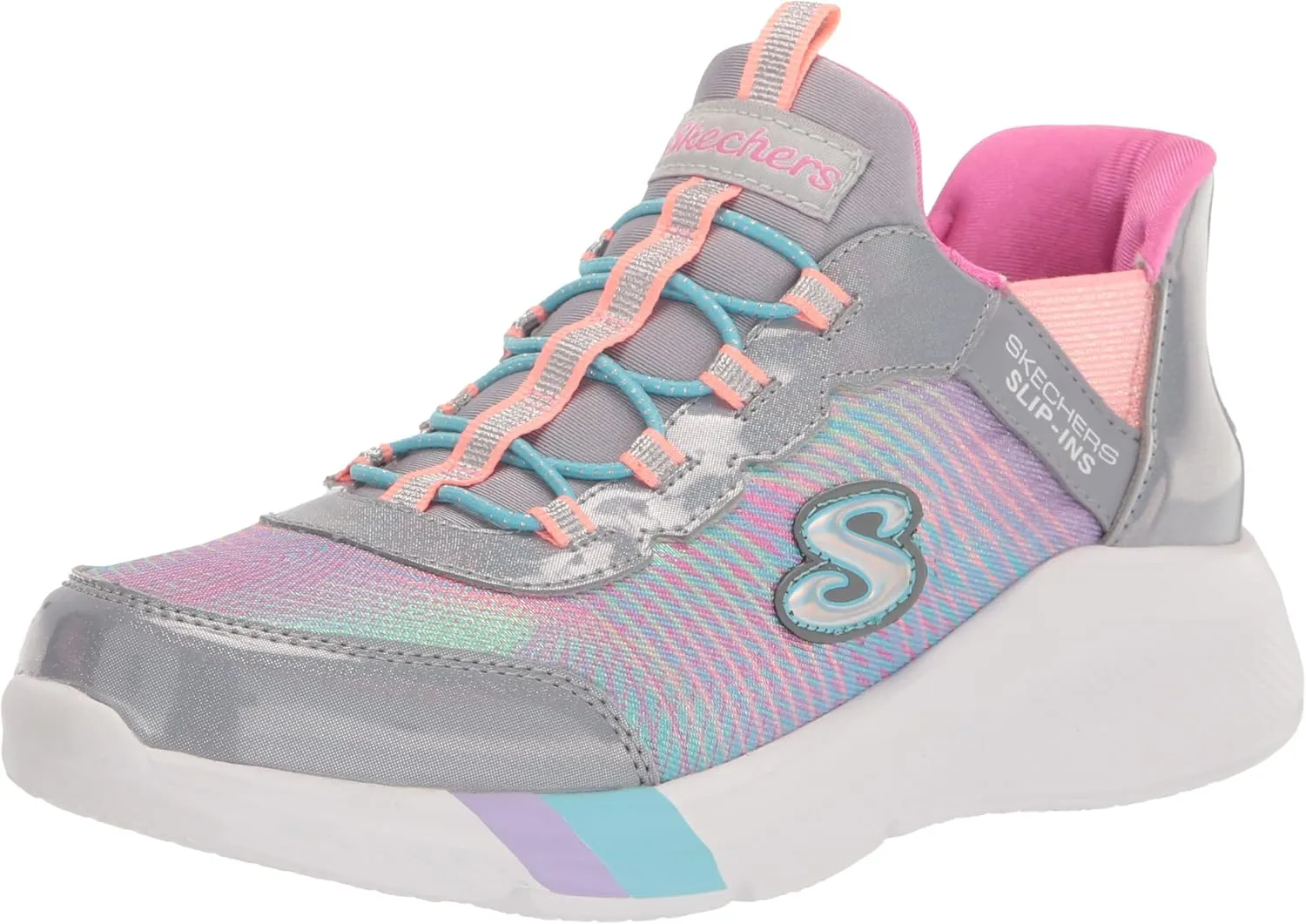 Skechers Girl's Dreamy Lites-Colorful Prism Sneaker