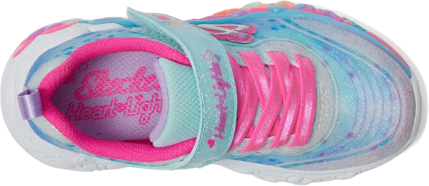 SKECHERS Girl's Eternal Heart Lights Sneaker