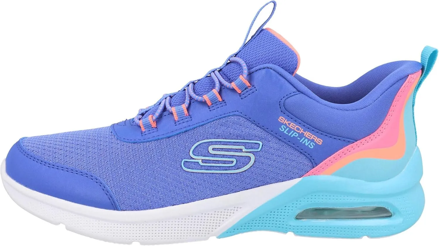 Skechers Girl's Microspec Max-Color Trifecta Sneaker