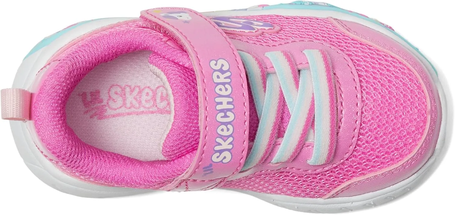 SKECHERS Girl's Play Scene-Fun Squad Sneaker