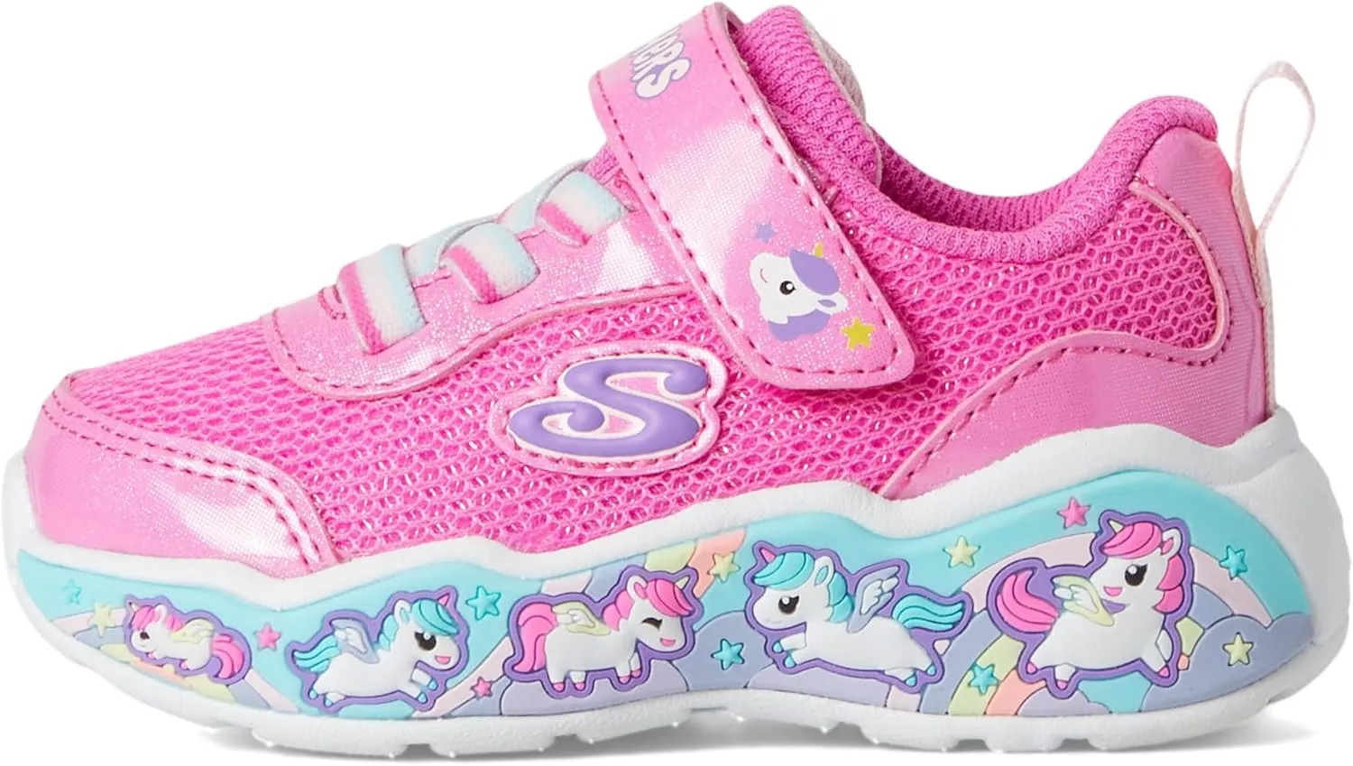SKECHERS Girl's Play Scene-Fun Squad Sneaker