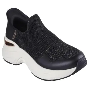 Skechers Hazel-Sugarland Gold 6 Hands Slip-Ins Super deal Sneaker Free Black/Rose Womens Shipping updates