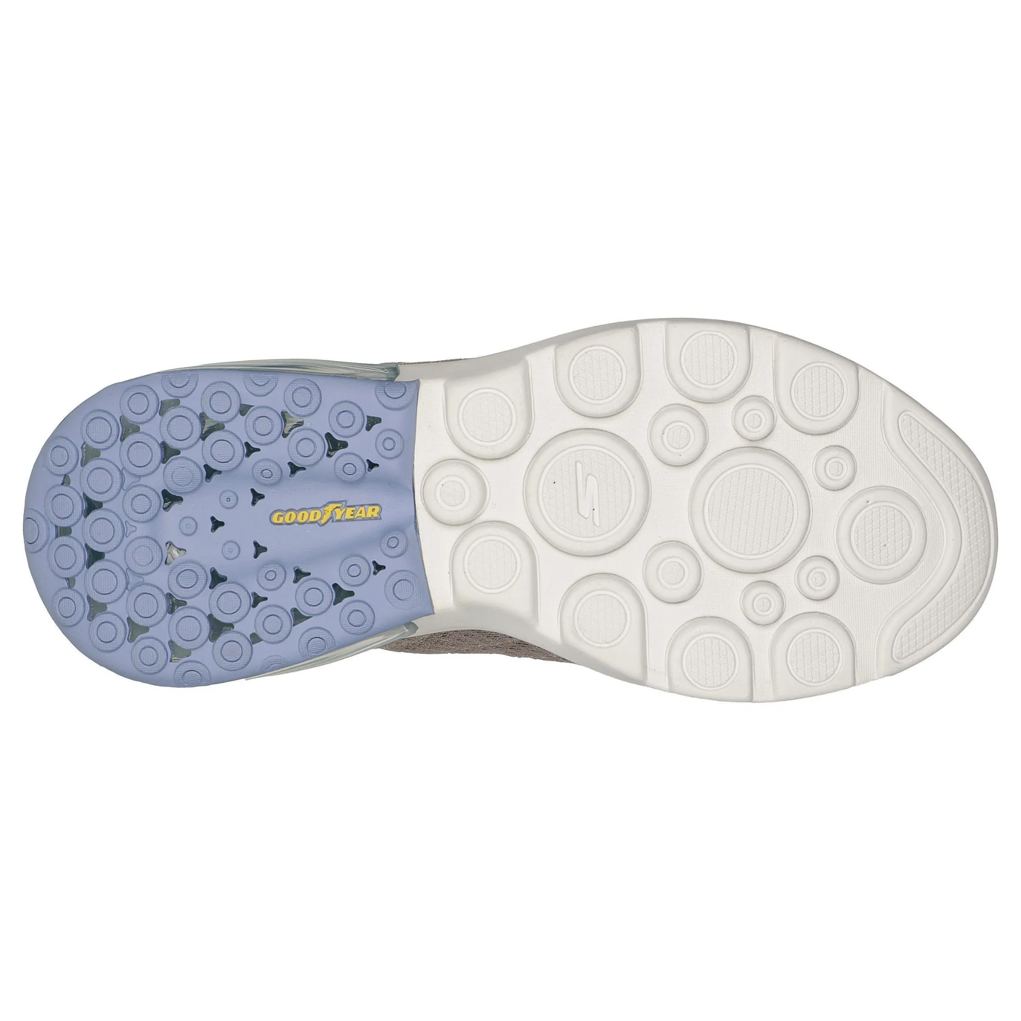 Skechers Ladies Go Walk Air 2.0 - Dynamic Virtue - Taupe/Blue