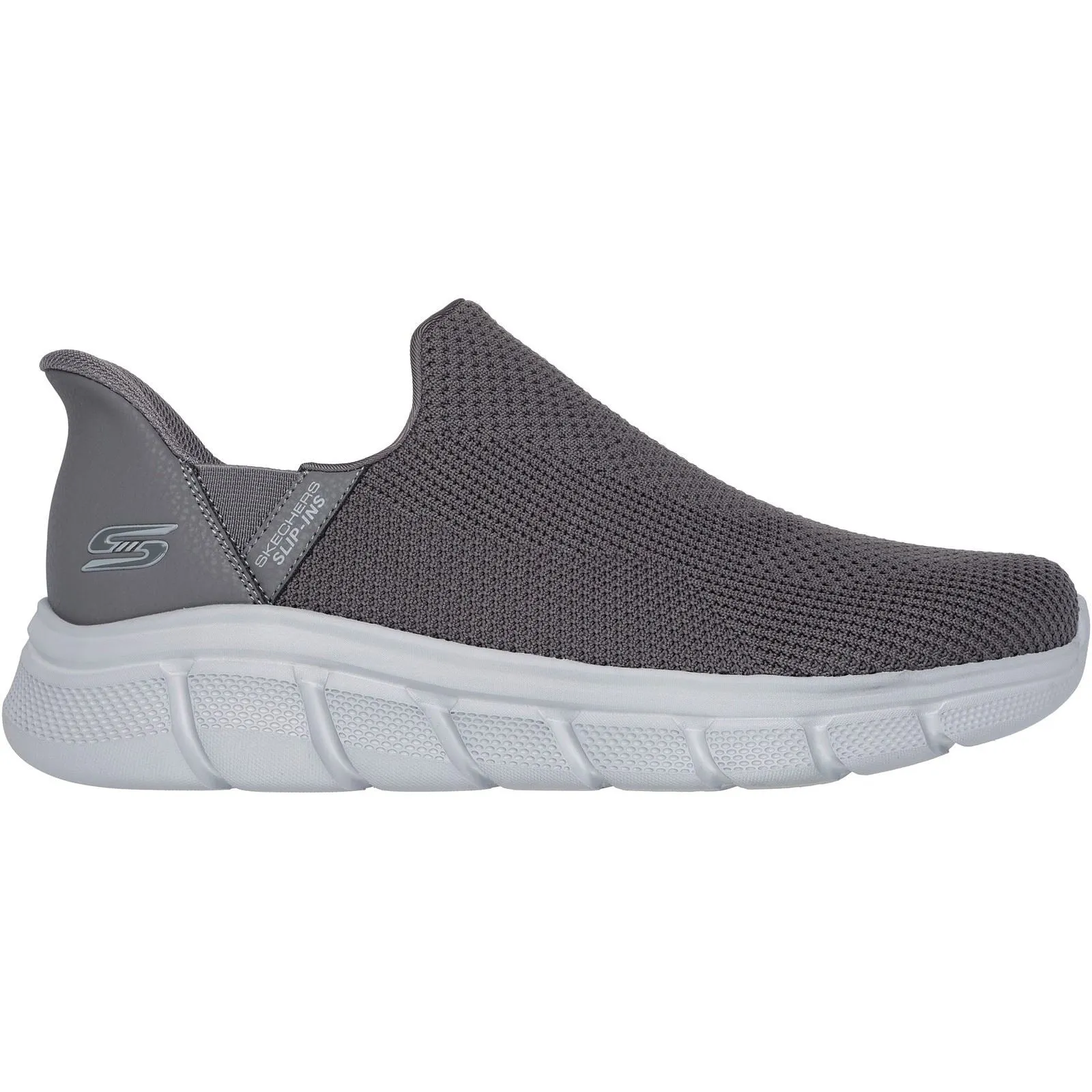 Skechers Men's BOBS Sport B Flex Resilient Trainers in Grey