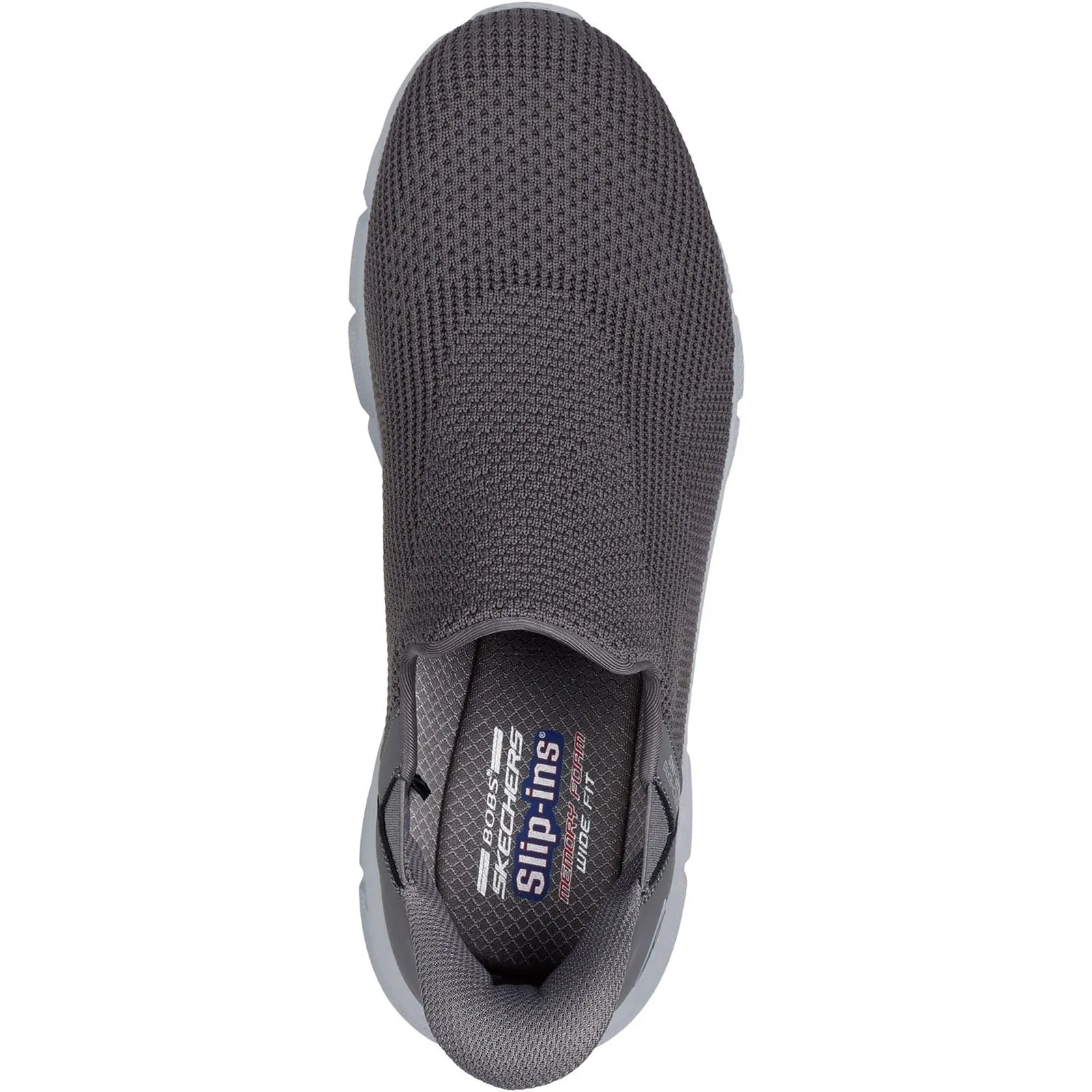 Skechers Men's BOBS Sport B Flex Resilient Trainers in Grey