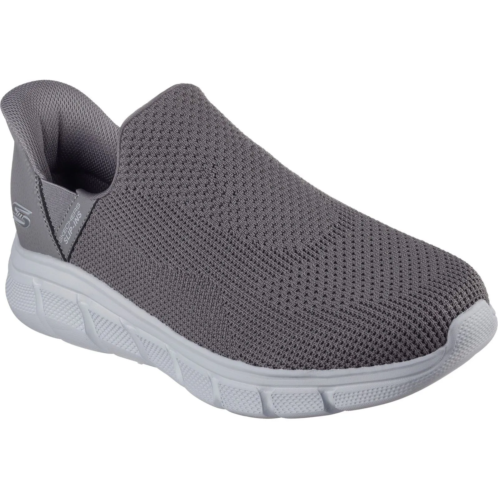 Skechers Men's BOBS Sport B Flex Resilient Trainers in Grey