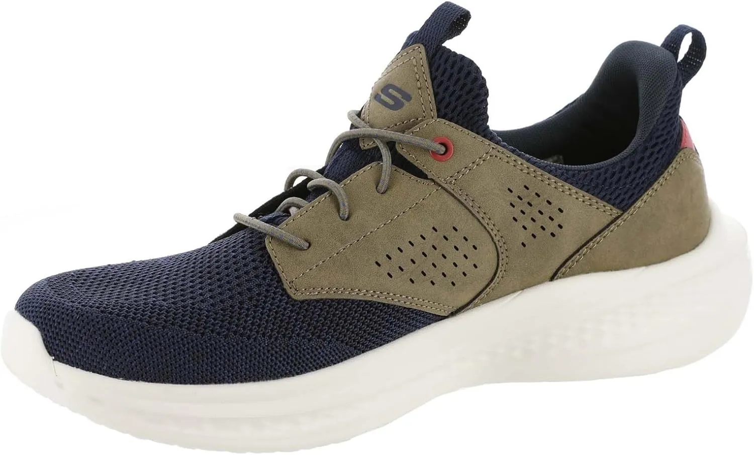 Skechers Men's Slade-Breyer 210892 Knitted Mesh Bungee Lace W/Quarter Cage Slip On