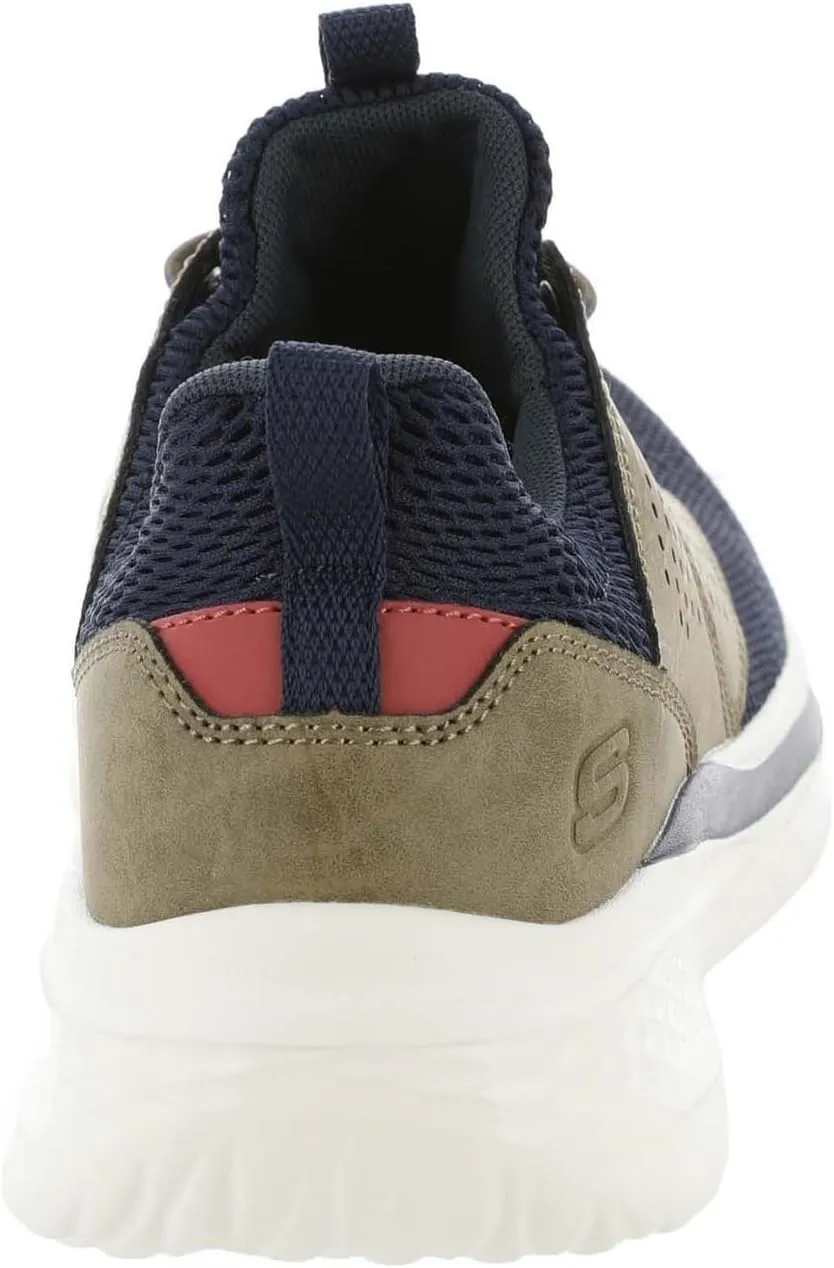 Skechers Men's Slade-Breyer 210892 Knitted Mesh Bungee Lace W/Quarter Cage Slip On