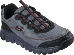 Skechers - Mens Summits at - Triple Bridges Slip On Shoes, Color Charcoal/Black, Size: 9 M US