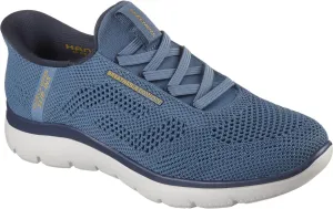 Skechers - Mens Summits - Perfo Slip On Shoes, Color Slate, Size: 11.5 W US