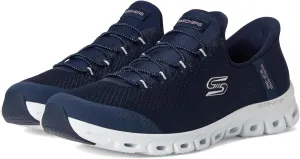 Skechers Sport Women's Glide-Step-Pursuit Hands Free Slip-INS Sneaker, NVY, 6.5