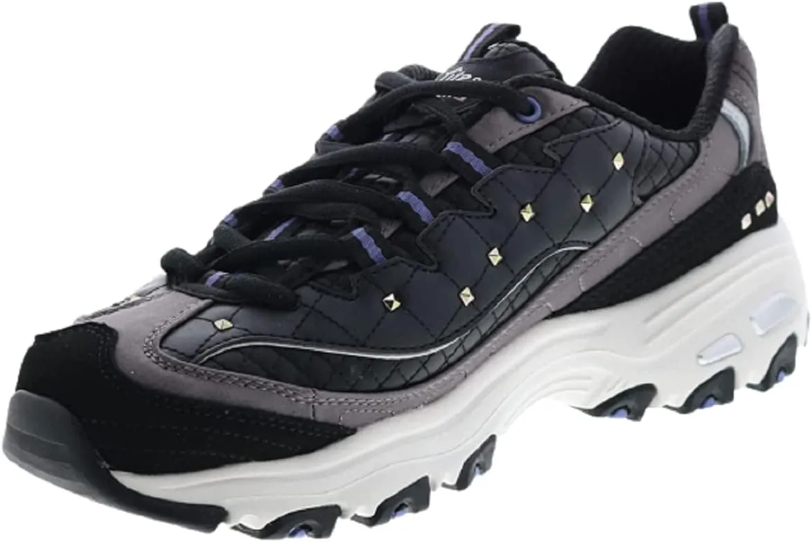 Skechers Women's D'Lites Fresh Start Memory Foam Lace-up Sneaker Fashion