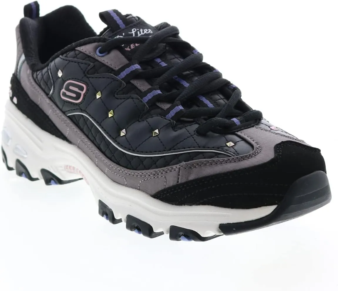 Skechers Women's D'Lites Fresh Start Memory Foam Lace-up Sneaker Fashion