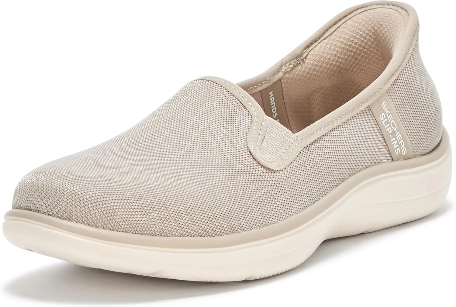 Skechers Women's On-The-go Flex-Radiant Snake Print Skimmer Hands Free Slip-ins Loafer Flat
