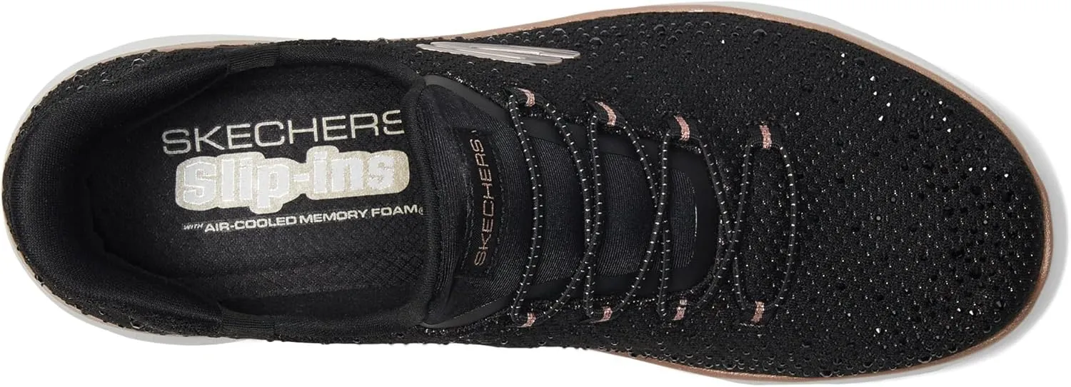 Skechers Women's Summits-Brilliant Shine Hands Free Slip-ins Sneaker