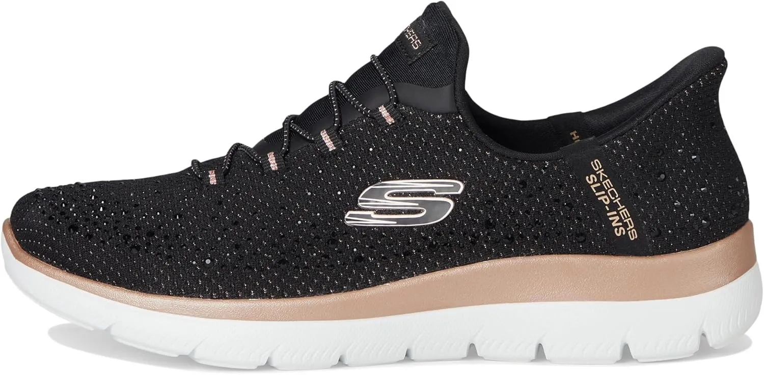 Skechers Women's Summits-Brilliant Shine Hands Free Slip-ins Sneaker