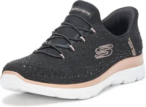 Skechers Women's Summits-Brilliant Shine Hands Free Slip-ins Sneaker
